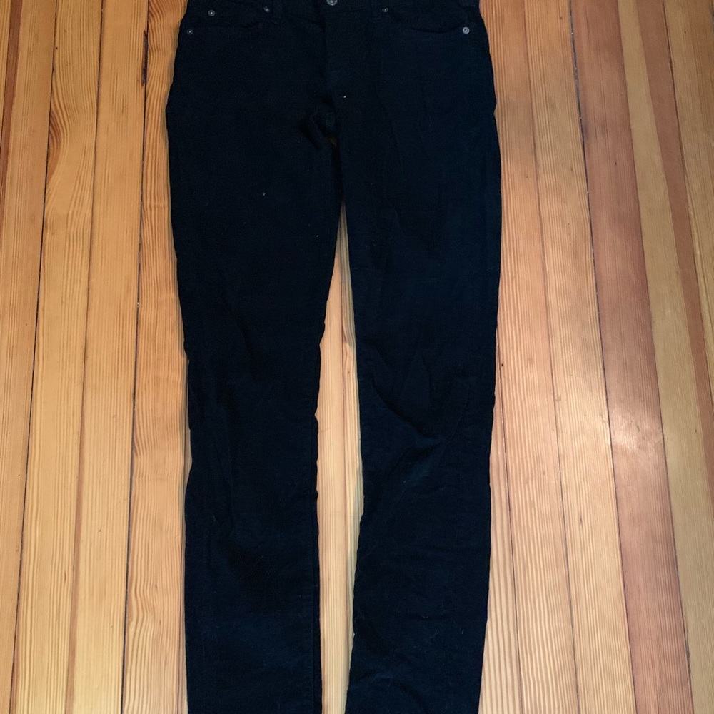 7 for all Mankind Roxanne Black Cords